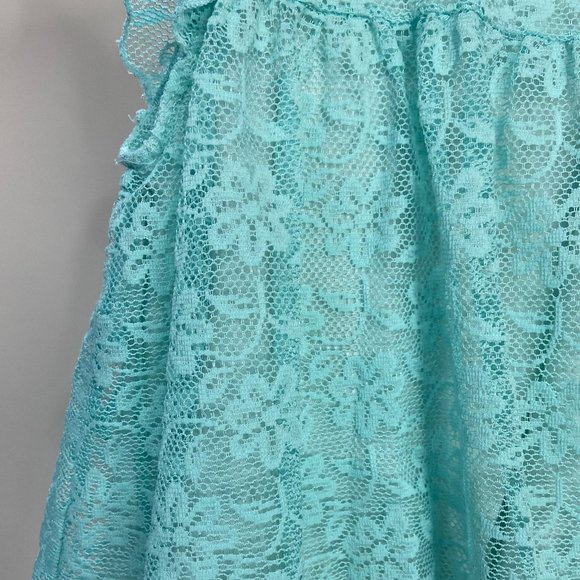 Swiggles toddler mint green lace dress size 4T - Picture 6 of 7